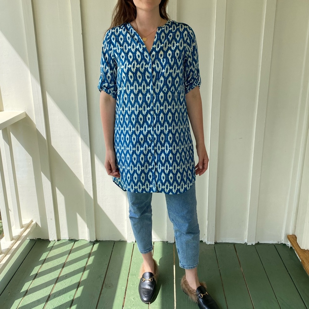 Maeve top from Anthropologie.
